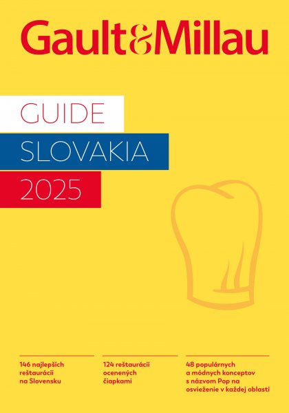obálka časopisu Gault&Millau - Kniha Gault&Millau 25 SK(21€)602 Kč (včetně poštov