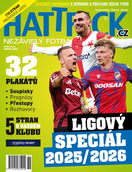 obálka časopisu Hattrick  Ligový speciál 2025