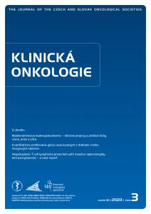 titulní strana časopisu Klinická onkologie 2023//3