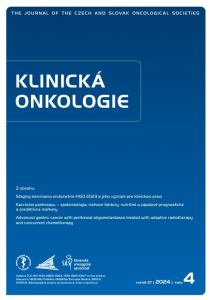 titulní strana časopisu Klinická onkologie 2024//4