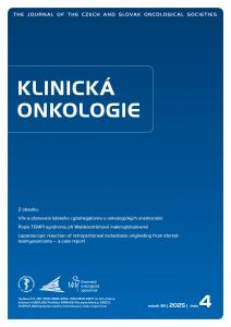 obálka časopisu Klinická onkologie  4/2025