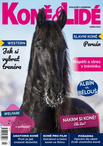 obálka časopisu Koně & lidé 1/2022
