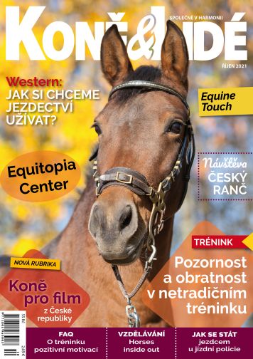 obálka časopisu Koně & lidé 10/2021