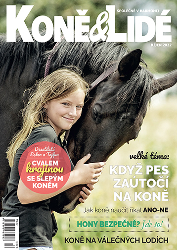 obálka časopisu Koně & lidé 10/2022
