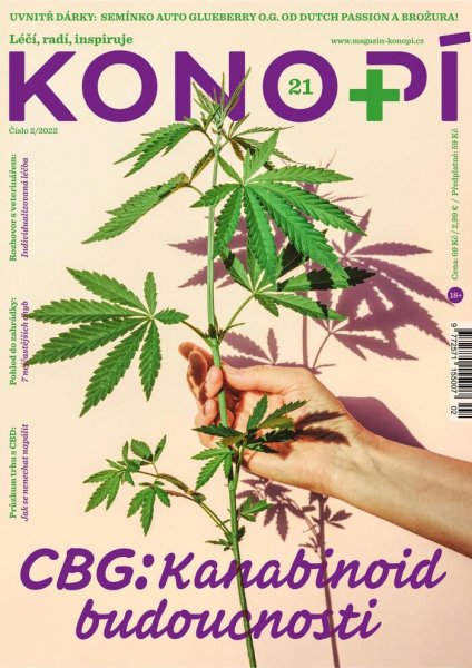 obálka časopisu Konopí (21) 2/2022