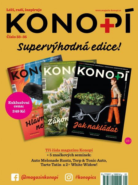 obálka časopisu Konopí TRIPACK  1/2026 TRIPACK