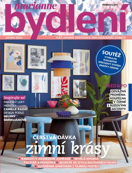 obálka časopisu Marianne Bydlení 1/2025