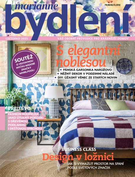 obálka časopisu Marianne Bydlení 11/2025