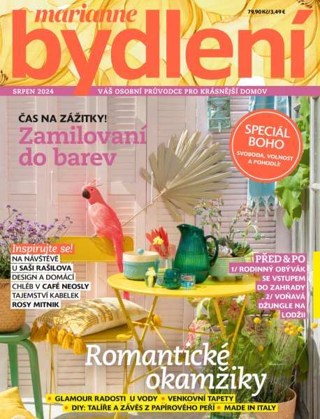 titulní strana časopisu Marianne Bydlení 2024//8