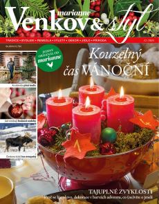 obálka časopisu Marianne Venkov & styl 12/2025