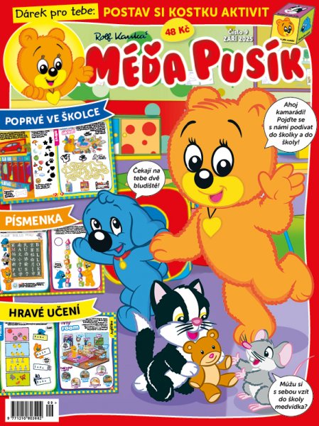 obálka časopisu Méďa Pusík 9/2025