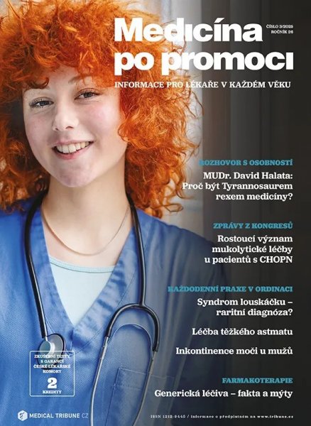 obálka časopisu Medicína po promoci 3/2025