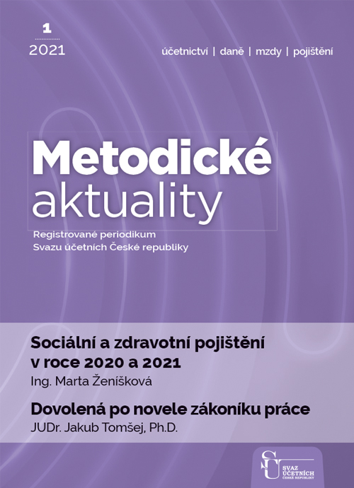 obálka časopisu Metodické aktuality Metodické aktuality 1/2021