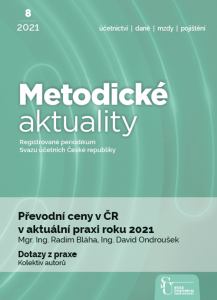 obálka časopisu Metodické aktuality Metodické aktuality 8/2021