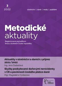 obálka časopisu Metodické aktuality Metodické aktuality 3/2022