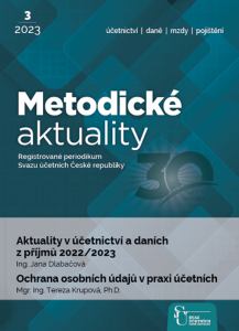 obálka časopisu Metodické aktuality 3/2023
