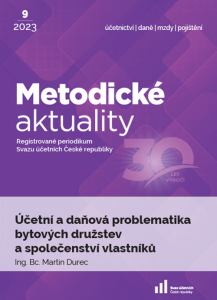 obálka časopisu Metodické aktuality Metodické aktuality 9/2023