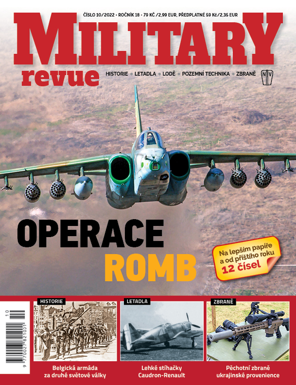 obálka časopisu Military revue 10/2022