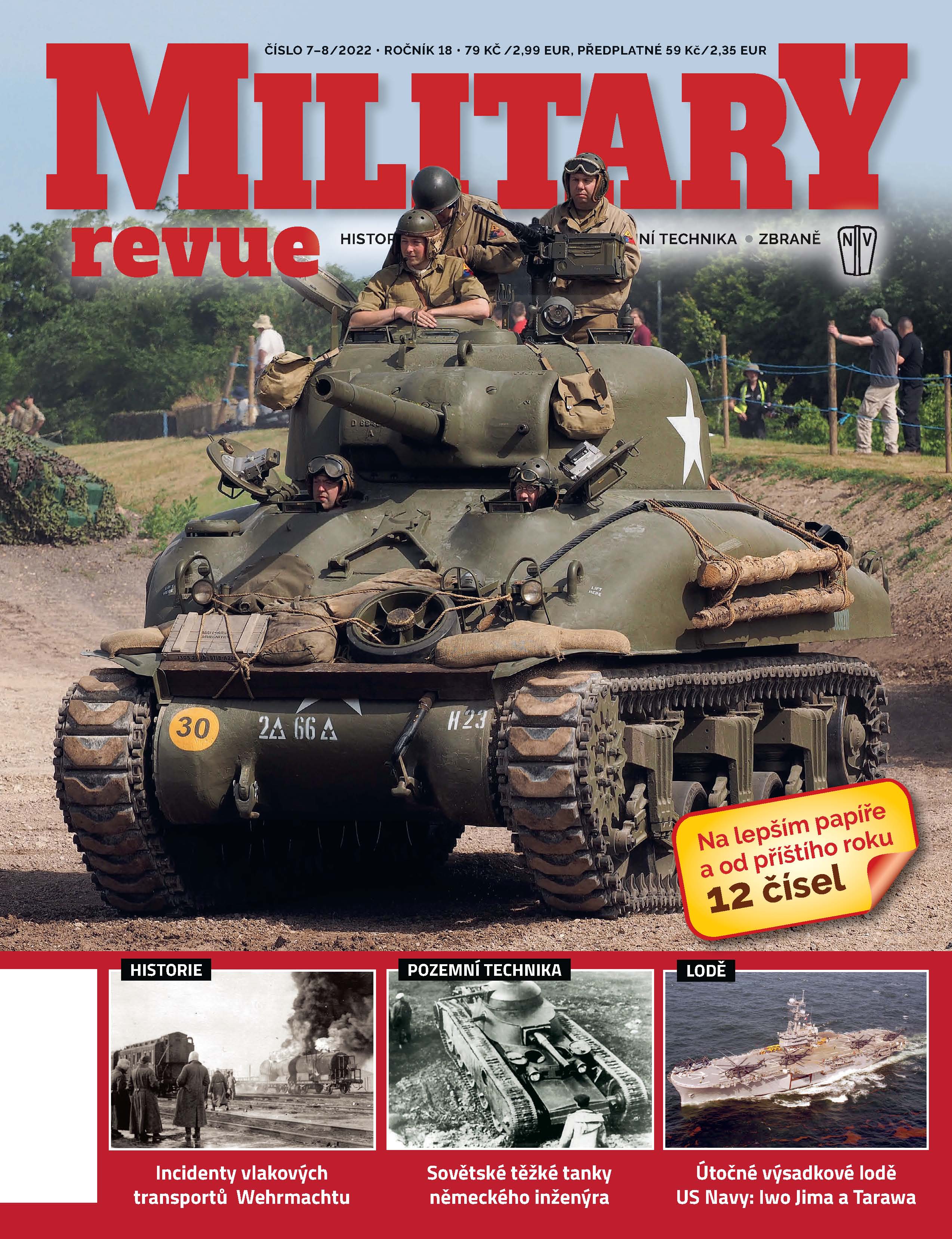 obálka časopisu Military revue 7-8/2022
