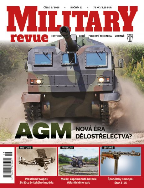 obálka časopisu Military revue 8/2025