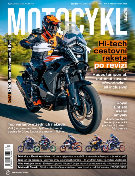 obálka časopisu Motocykl 1-2/2026
