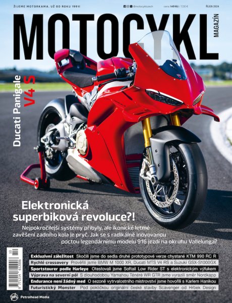 obálka časopisu Motocykl 10/2024