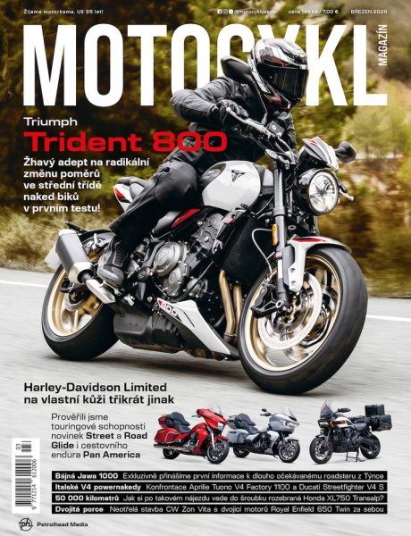 obálka časopisu Motocykl 3/2026