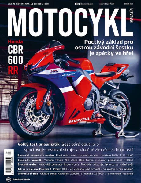 obálka časopisu Motocykl 4/2024