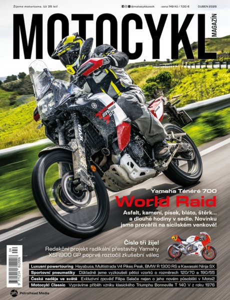 obálka časopisu Motocykl 4/2026
