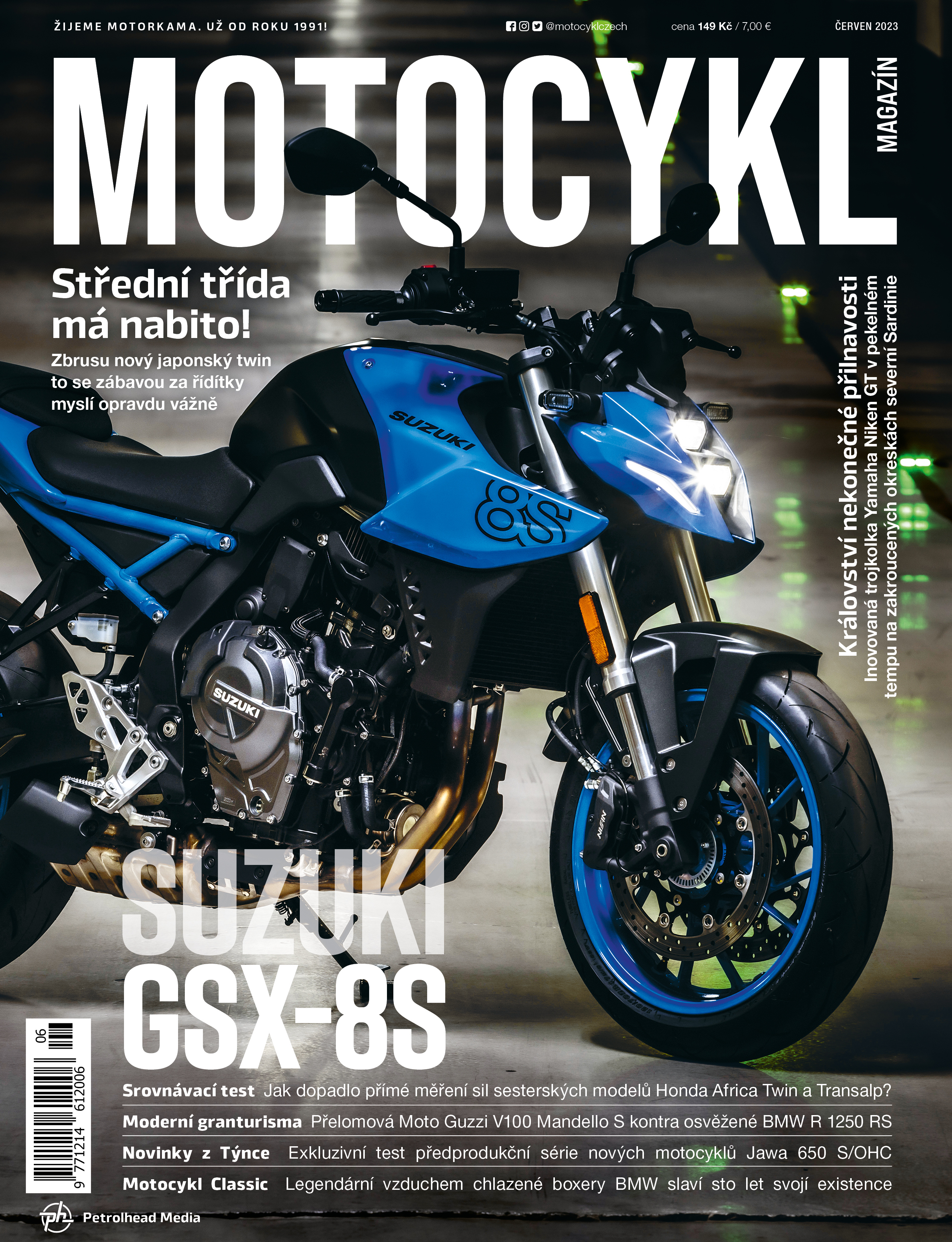 obálka časopisu Motocykl 6/2023