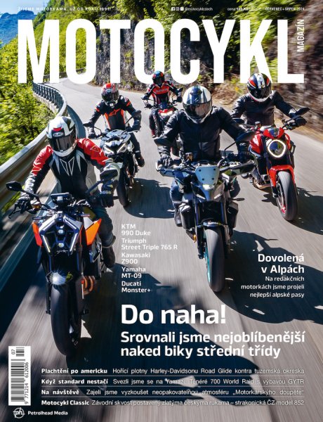 obálka časopisu Motocykl 7-8/2024
