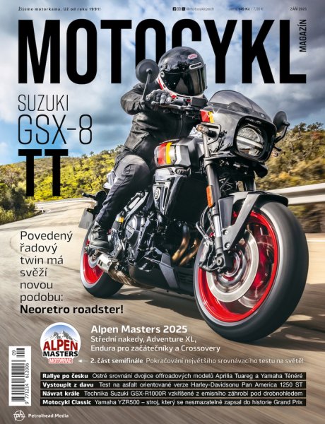 obálka časopisu Motocykl 9/2025