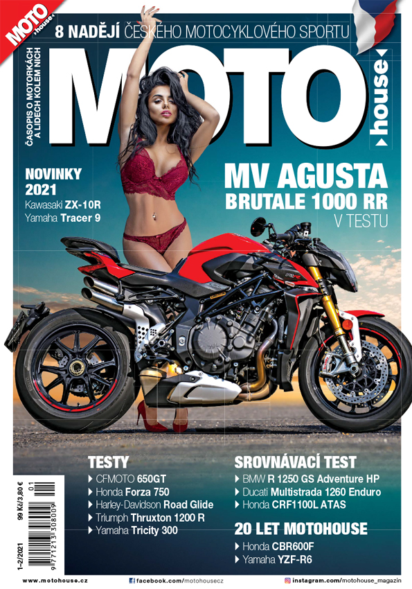 titulní strana časopisu Motohouse 2021//1