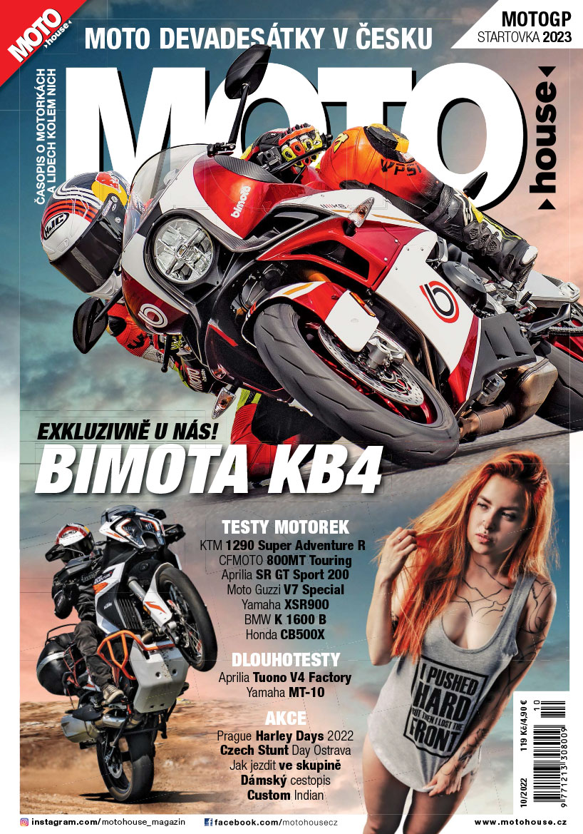 titulní strana časopisu Motohouse 2022//10
