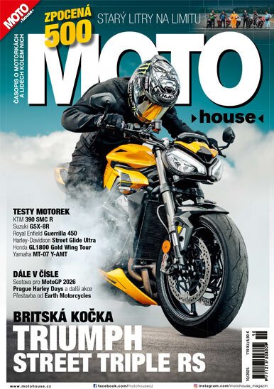 obálka časopisu Motohouse 10/2025