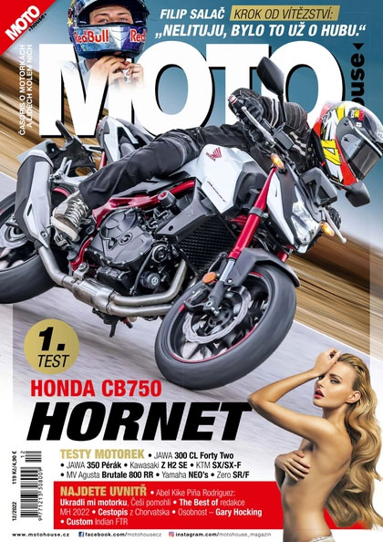 titulní strana časopisu Motohouse 2022//12