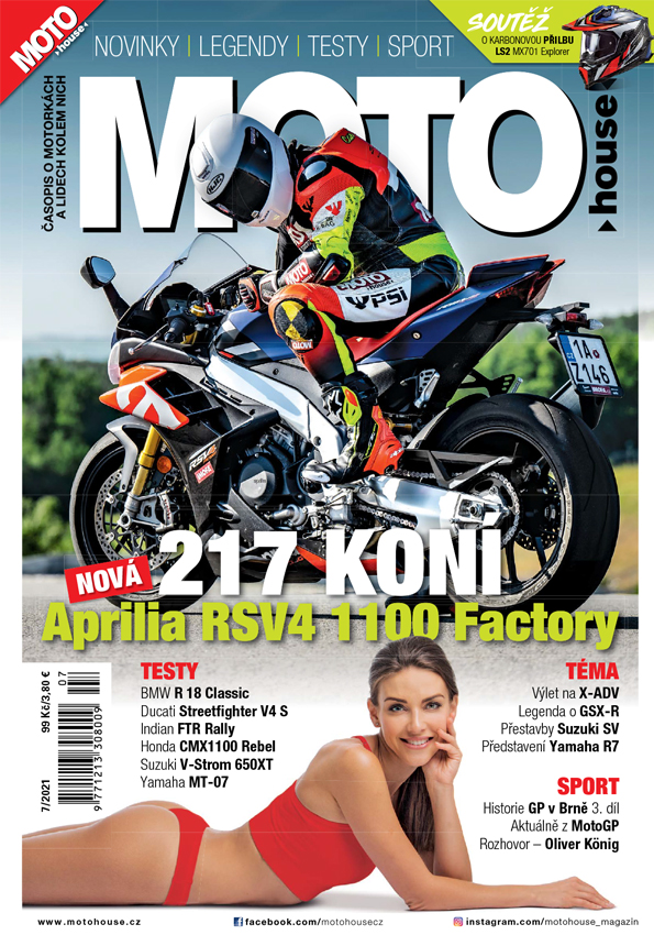 titulní strana časopisu Motohouse 2021//7
