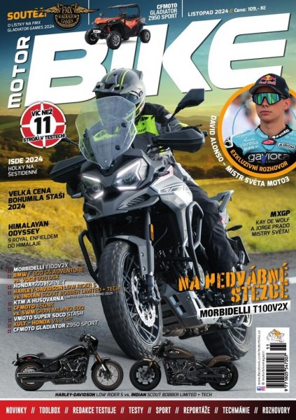 obálka časopisu MotorBike 11/2024