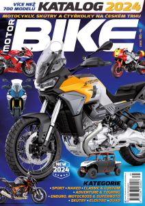 obálka časopisu Motorbike Katalog motocyklů, skútrů a čtyřkolek Katalog 2024