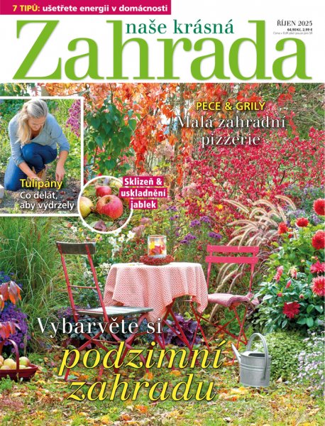 obálka časopisu Naše krásná zahrada 10/2025