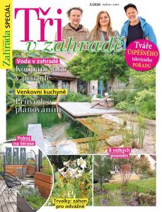 obálka časopisu Naše krásná zahrada speciál 3/2026 - Tři v zahradě