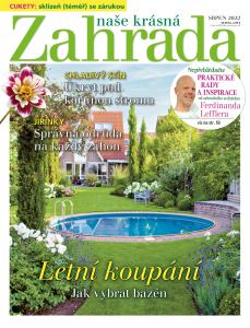 obálka časopisu Naše krásná zahrada 8/2022