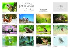 obálka časopisu Naše příroda kalendář Kalendář 2024