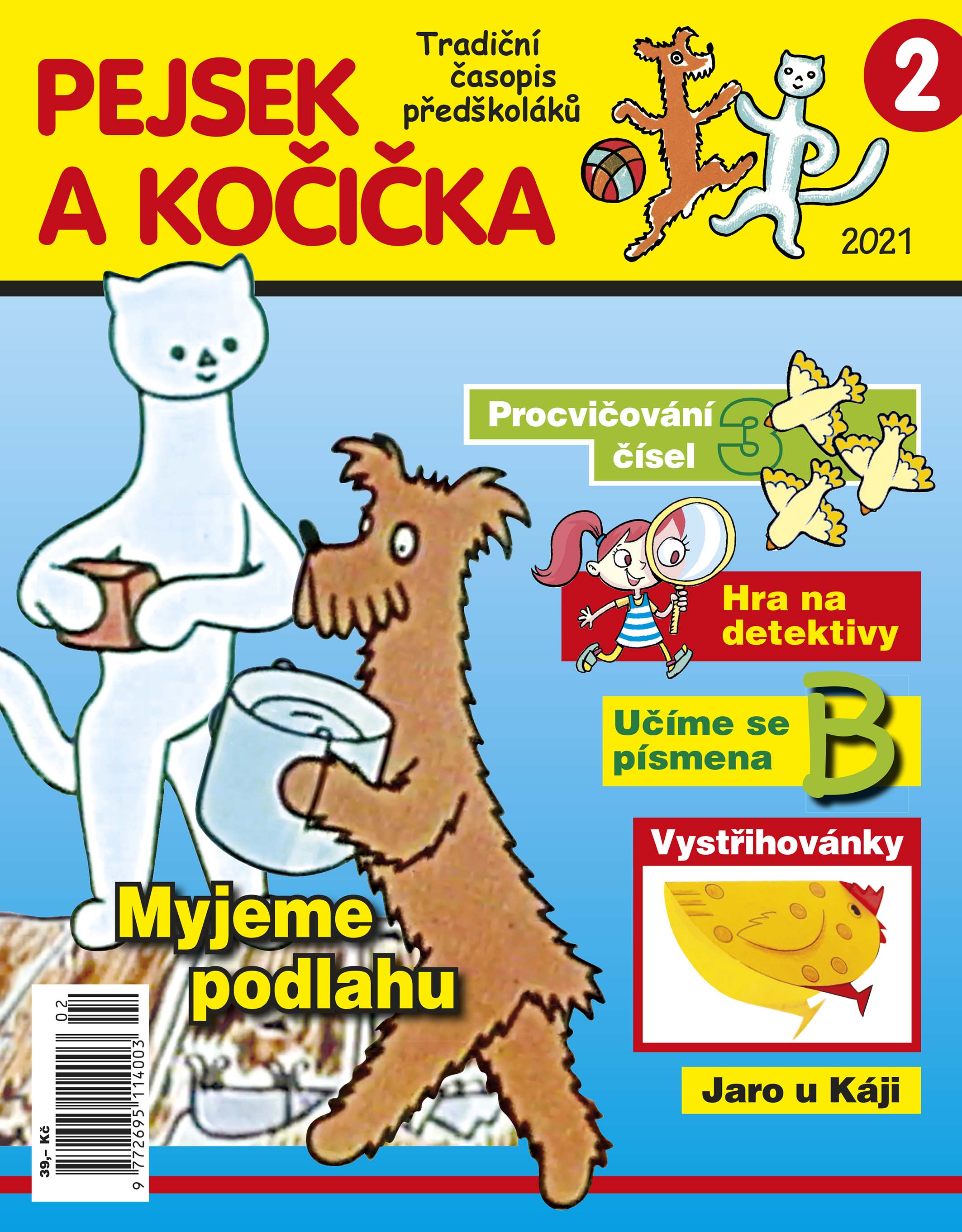 obálka časopisu Pejsek a kočička 2/2021