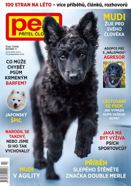 obálka časopisu Pes přítel člověka 7/2026