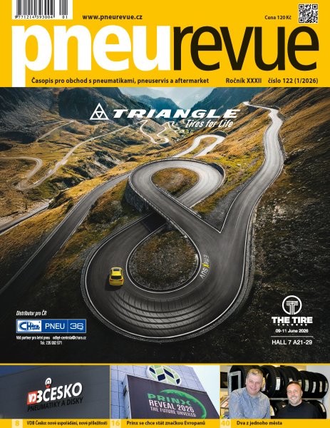 titulní strana časopisu Pneu revue 2026//1