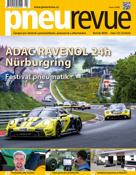 obálka časopisu Pneu revue 2/2026