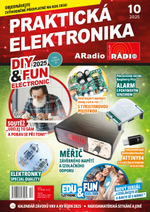 obálka časopisu Praktická elektronika 10/2025