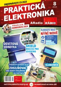 obálka časopisu Praktická elektronika 8/2024