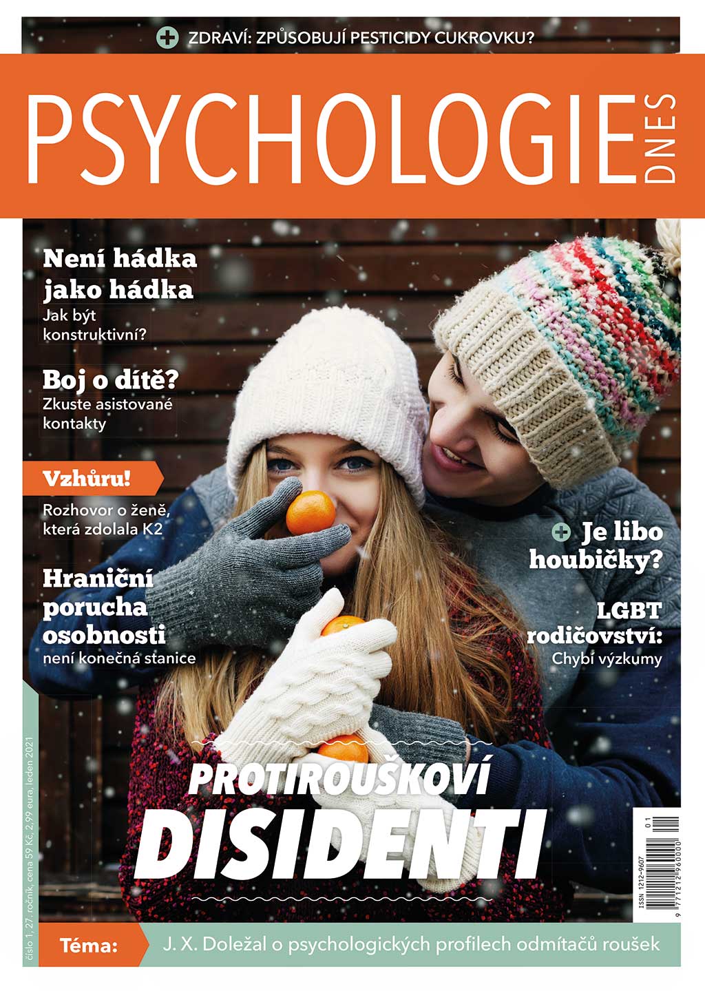 obálka časopisu Psychologie dnes 1/2021